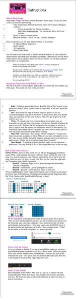 ZOOM BingoSingo Instructions